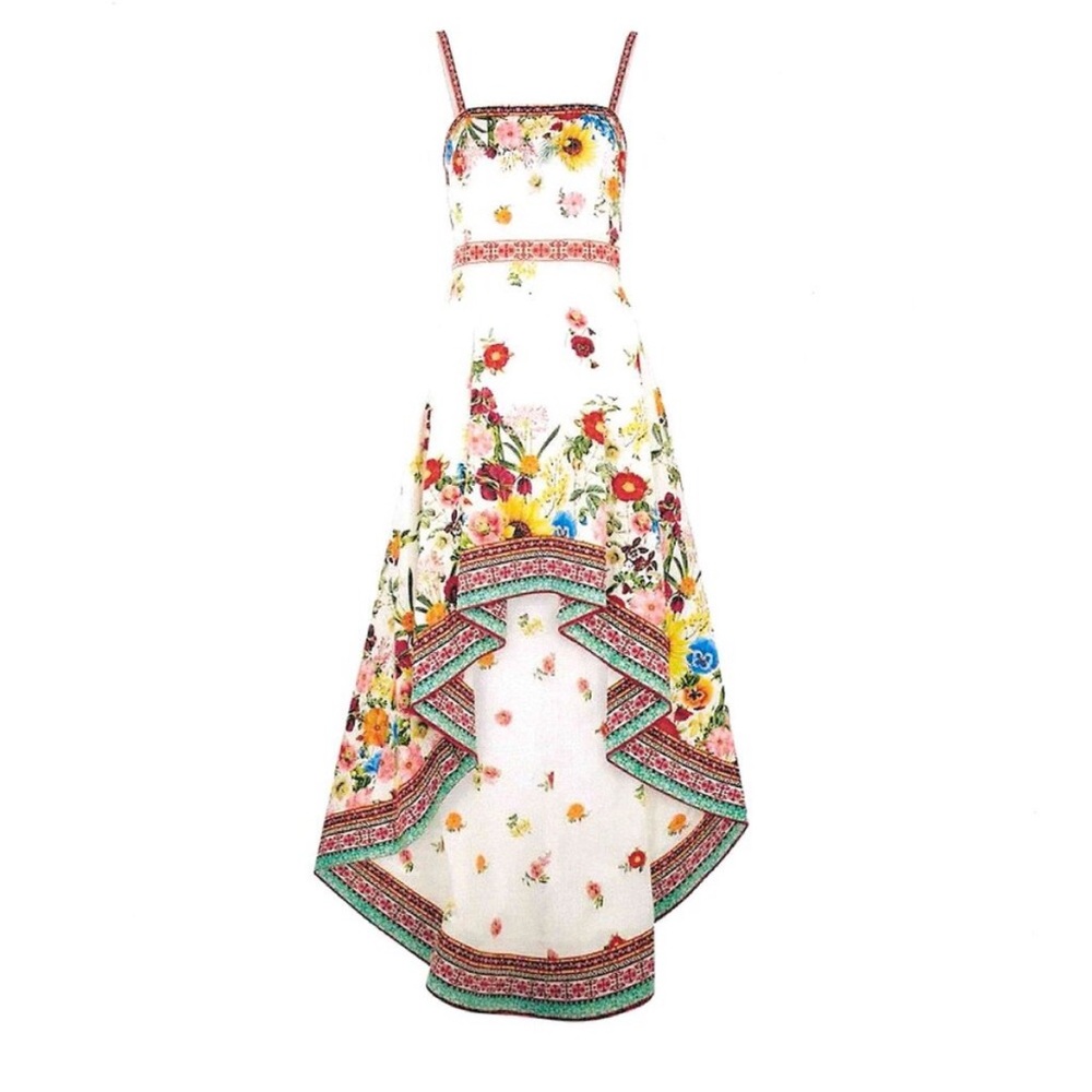 Alice & Olivia Florence Floral Print Maxi Dress